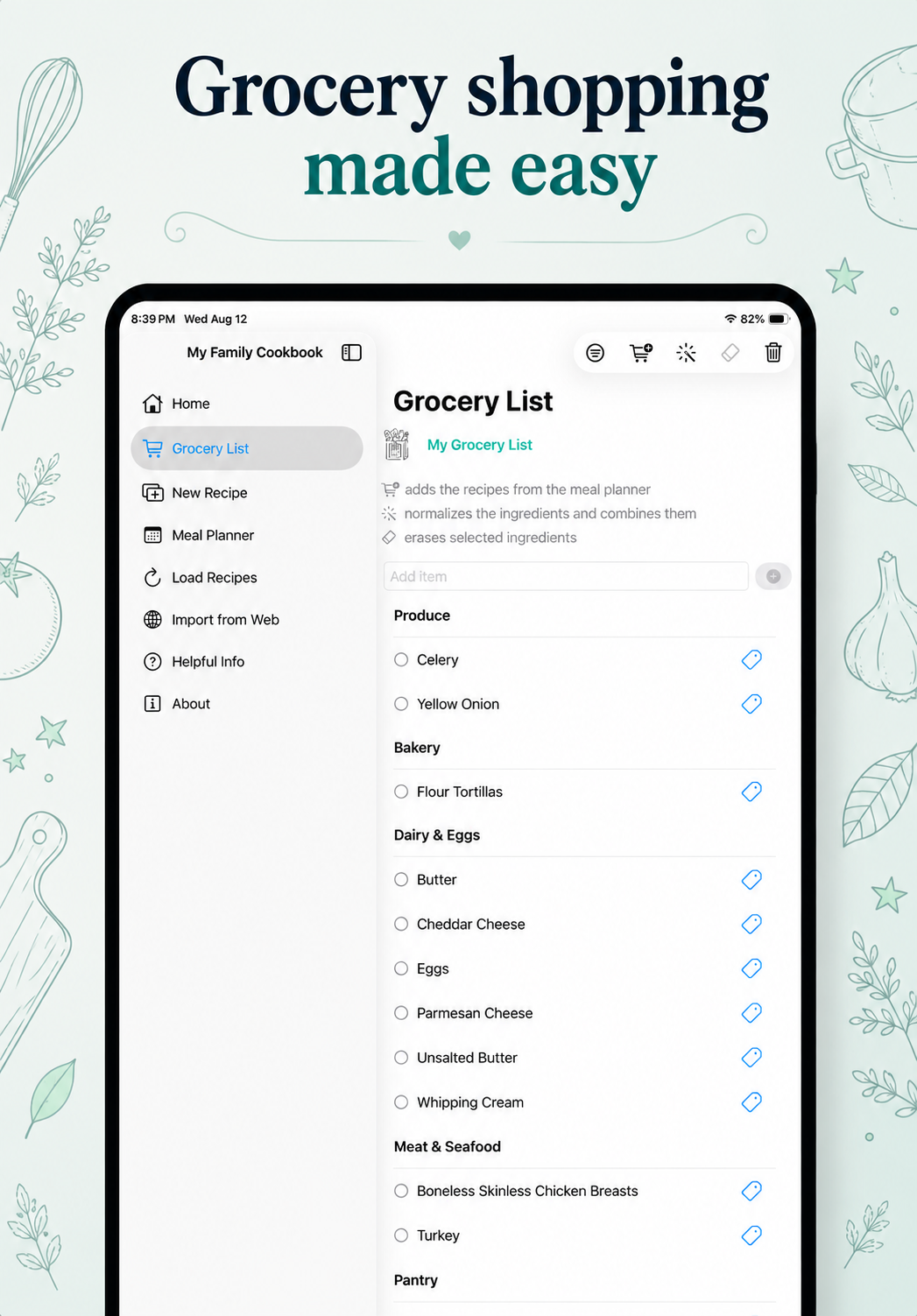 Grocery shopping made easy